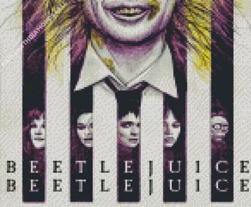 Beetlejuice Beetlejuice Poster Diamond Painting