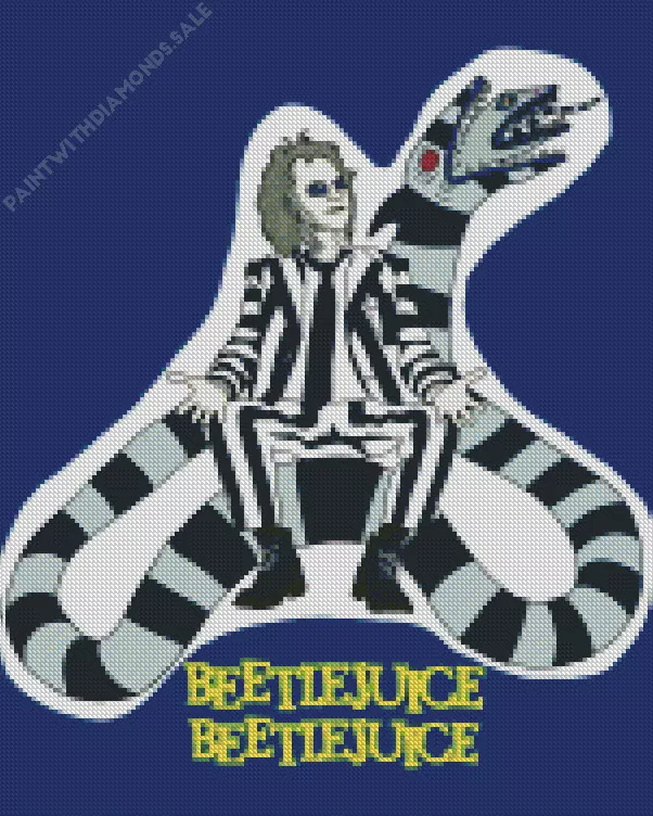 Beetlejuice Beetlejuice poster art Diamond Paintings Beetlejuice Beetlejuice Poster Art Diamond Painting