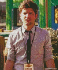 Ben Wyatt In Parks And Recreation Diamond Painting