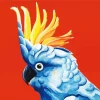 Blue Cockatoo Diamond Painting