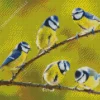 Blue Tit Birds Diamond Painting