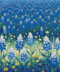 Bluebonnet Field Diamond Painting