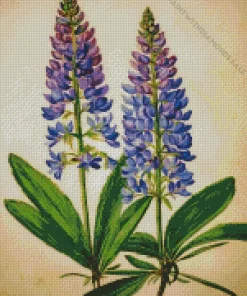 Bluebonnet Petals Diamond Painting