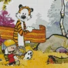 Calvin And Hobbes Animation Diamond Painting