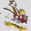 Calvin And Hobbes Characters Diamond Painting