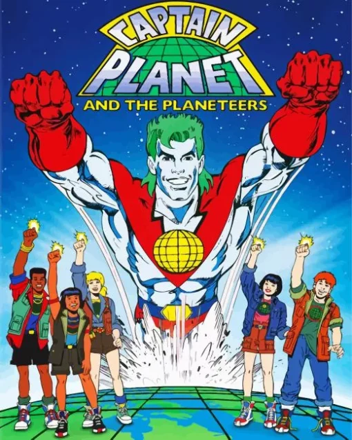 Captain Planet Diamond Painting