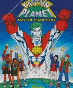 Captain Planet Diamond Painting