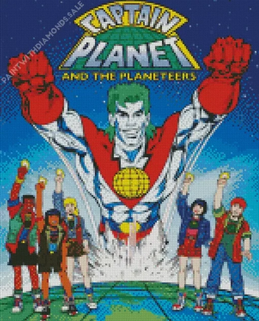 Captain Planet Diamond Painting