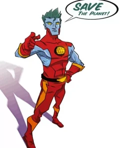 Captain Planet Character Diamond Painting