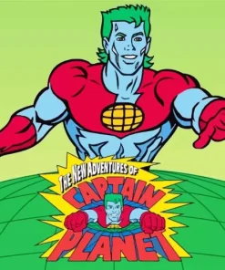 Captain Planet Poster Diamond Painting