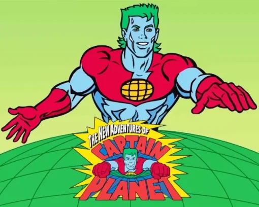 Captain Planet Poster Diamond Painting