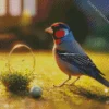 Carduelis Bird In Sunlight Diamond Painting