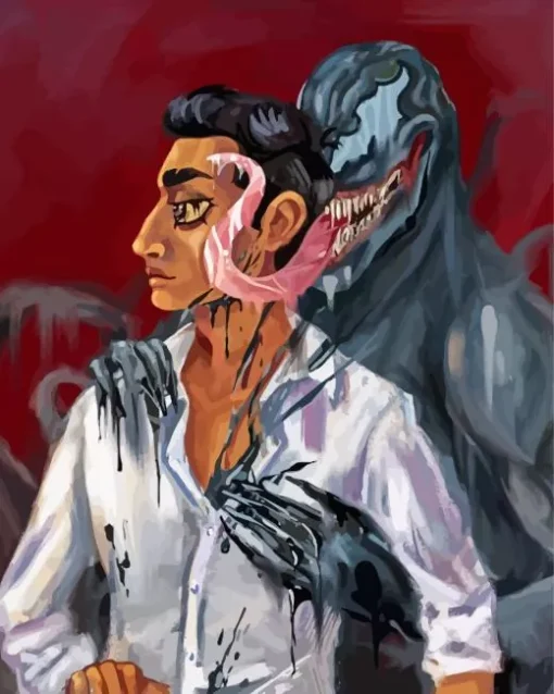 Carlton Drake And Venom Art Diamond Painting