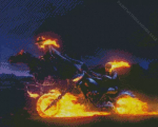 Carter Slade Ghost Rider Character Diamond Painting