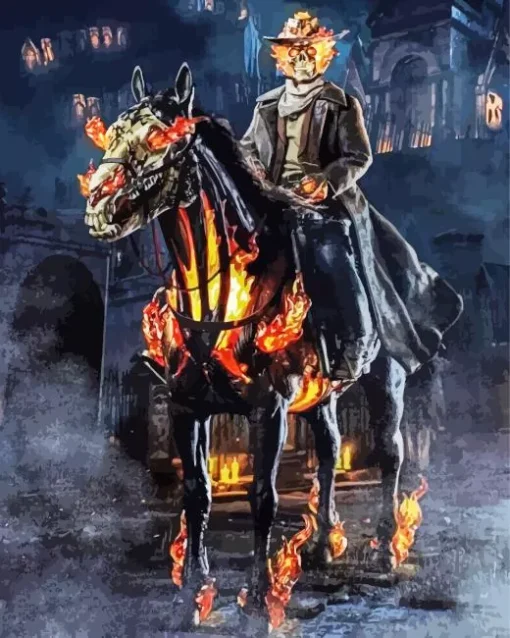 Carter Slade In Ghost Rider Diamond Painting