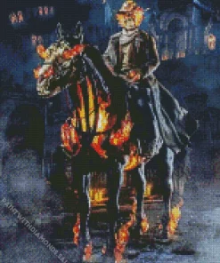 Carter Slade In Ghost Rider Diamond Painting