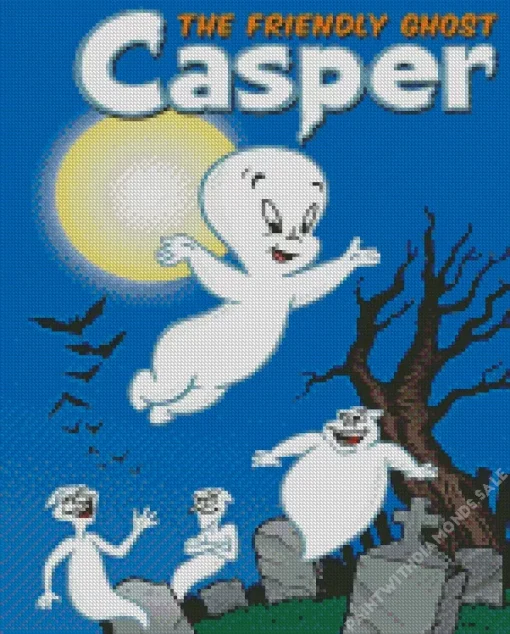 Casper The Friendly Ghost Diamond Painting