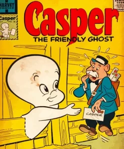 Casper The Friendly Ghost Poster Diamond Painting