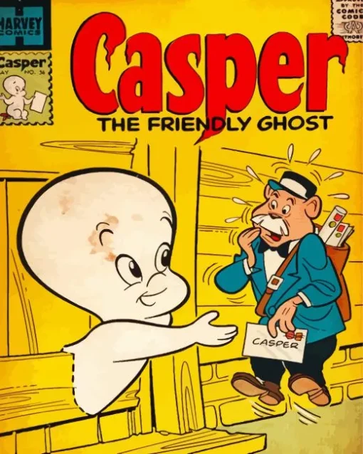 Casper The Friendly Ghost Poster Diamond Painting