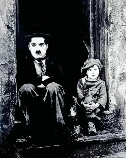 Chaplin The Kid Diamond Painting