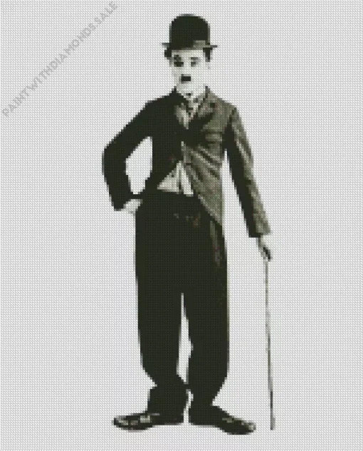 Charlie Chaplin Actor Diamond Painting