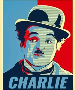 Charlie Chaplin Poster Diamond Painting