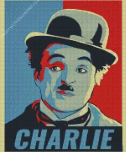 Charlie Chaplin Poster Diamond Painting