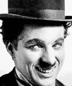 Charlie Chaplin Smiling Diamond Painting