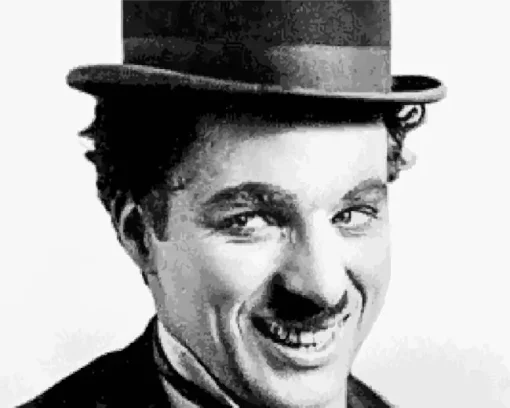 Charlie Chaplin Smiling Diamond Painting