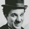 Charlie Chaplin Smiling Diamond Painting