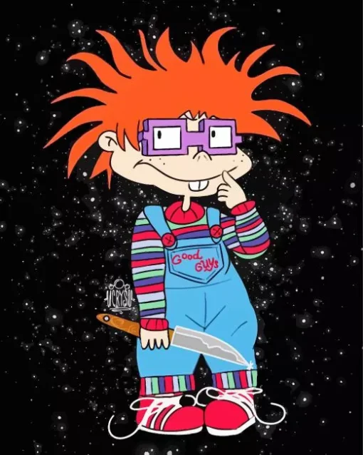 Chuckie Finster Character Diamond Painting