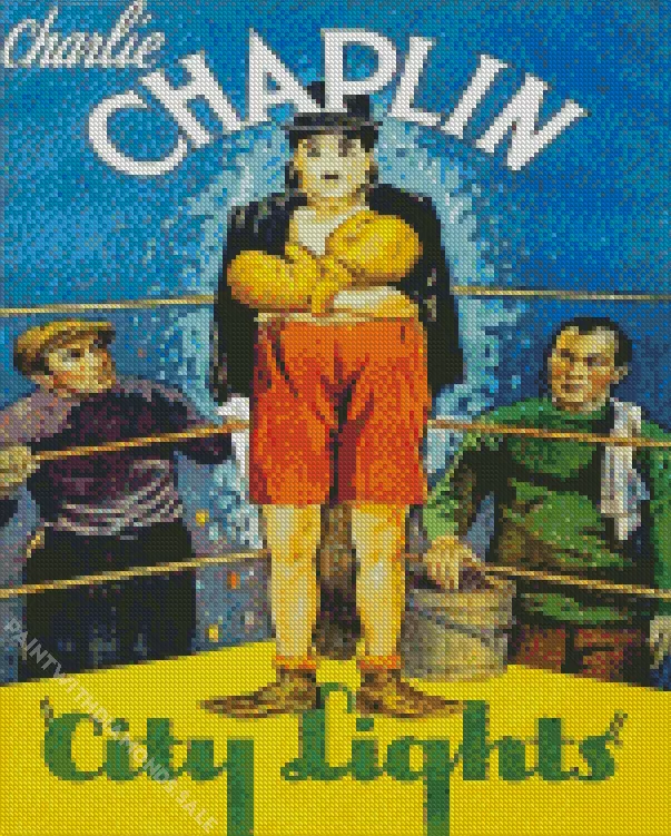 City Lights Charlie Chaplin Diamond Paintings City Lights Charlie Chaplin Diamond Painting