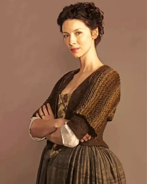 Claire Fraser Character Diamond Painting