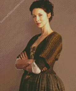 Claire Fraser Character Diamond Painting