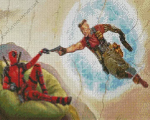 Deadpool 2 Art Diamond Painting