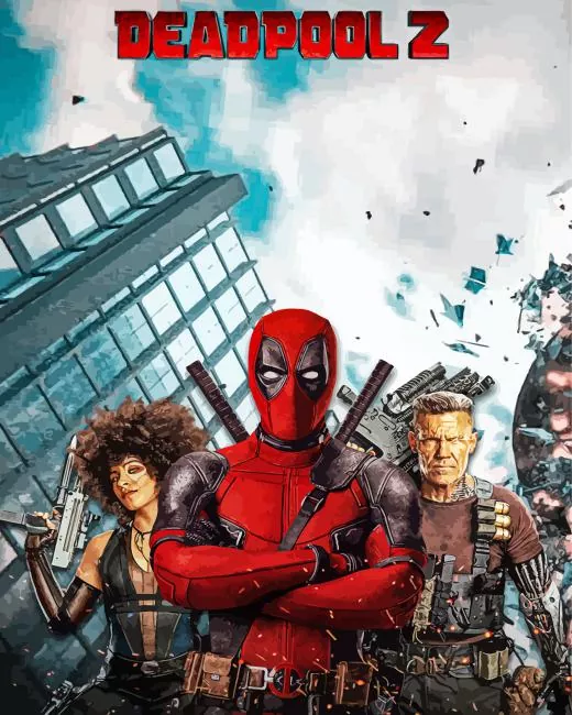 Deadpool 2 poster Diamond Paints Deadpool 2 Poster Diamond Painting