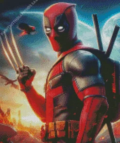 Deadpool Marvel Diamond Painting