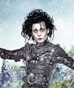 Edward Scissorhands Character Diamond Painting