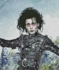 Edward Scissorhands Character Diamond Painting