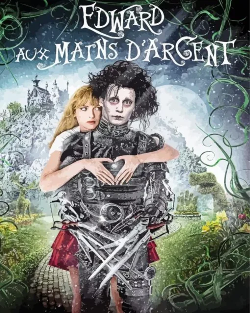 Edward Scissorhands Movie Poster Diamond Painting