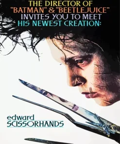 Edward Scissorhands Poster Diamond Painting