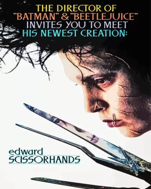 Edward Scissorhands Poster Diamond Painting