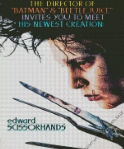 Edward Scissorhands Poster Diamond Painting