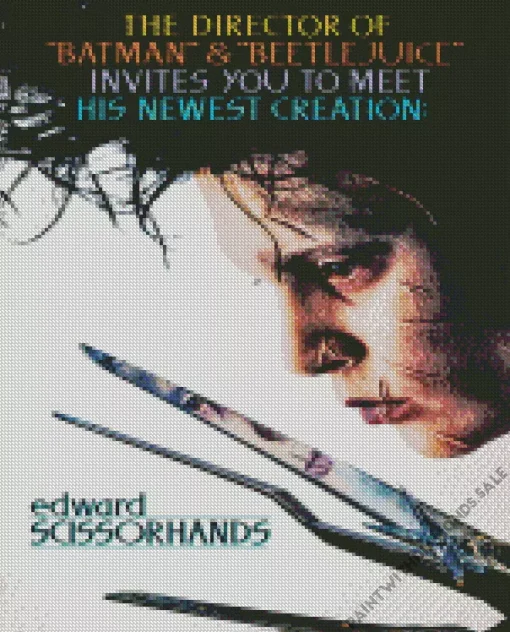 Edward Scissorhands Poster Diamond Painting