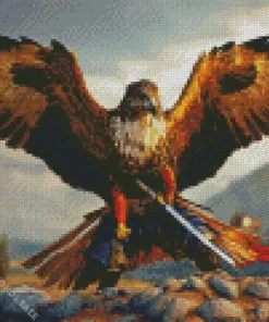 Falcon Diamond Painting