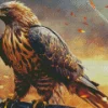 Falcon Bird Diamond Painting