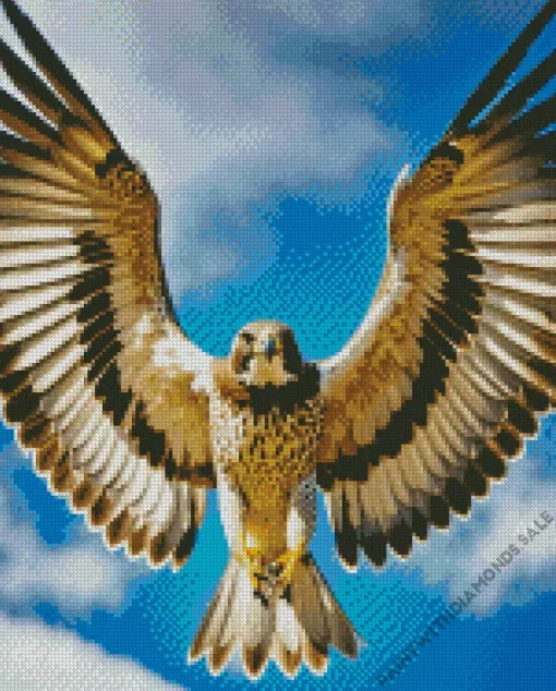 Falcon With Wings Diamond Painting