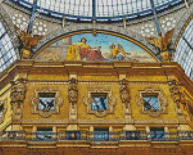 Galleria Vittorio Emanuele II art Diamond Paintings Galleria Vittorio Emanuele II Art Diamond Painting