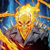 Ghost Rider Character Art Diamond Painting