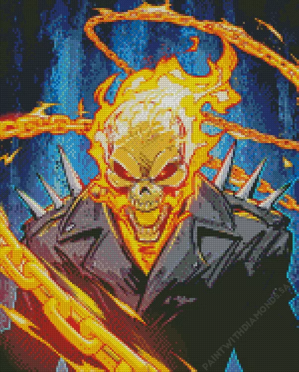 Ghost Rider character art Diamond Paints Ghost Rider Character Art Diamond Painting
